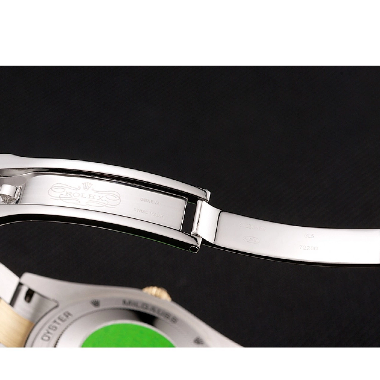 Aaa replica watch Day-Date Swiss Bracelet Dial Two Rolex Bezel 1454103 Tone Champagne Diamond 0607